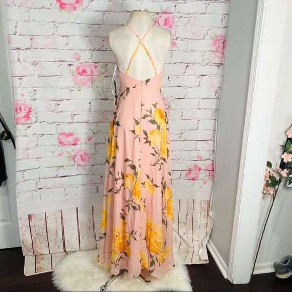 Lulu’s Endless Endearment Blush Floral Maxi Dress - Picture 7 of 13